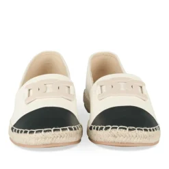 Espadrilles BEIGE Femme Motif Uni A Enfiler