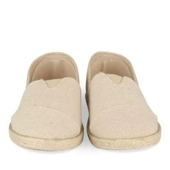 Espadrilles BEIGE Femme Motif Uni A Enfiler