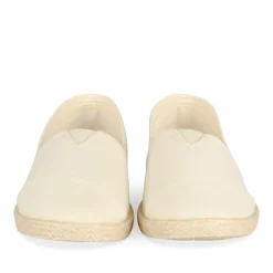 Espadrilles BEIGE Femme Motif Uni Elastique
