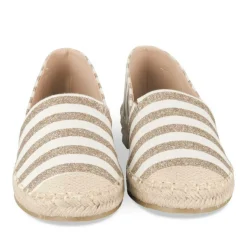 Espadrilles BEIGE Femme Motif Uni A Enfiler