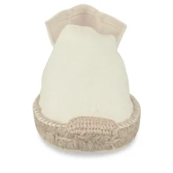 Espadrilles BEIGE Femme Motif Uni A Enfiler