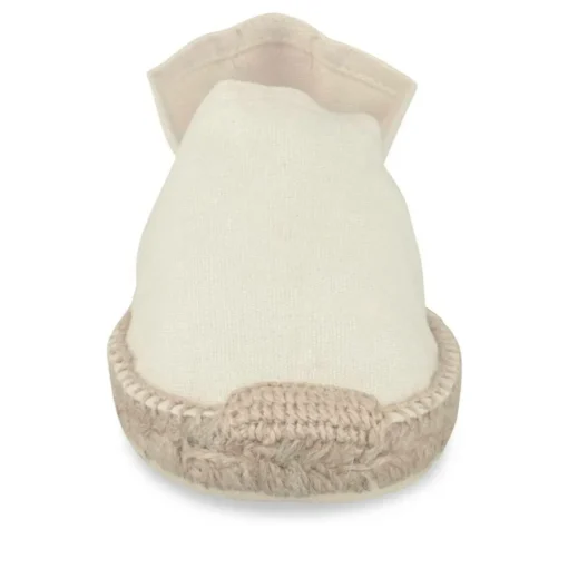 Espadrilles BEIGE Femme Motif Uni A Enfiler