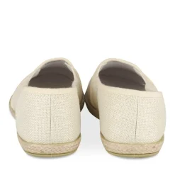 Espadrilles BEIGE Femme Motif Uni A Enfiler