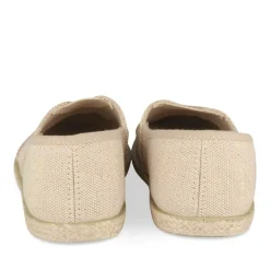 Espadrilles BEIGE Femme Motif Uni A Enfiler