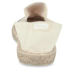 Espadrilles BEIGE Femme Motif Uni A Enfiler
