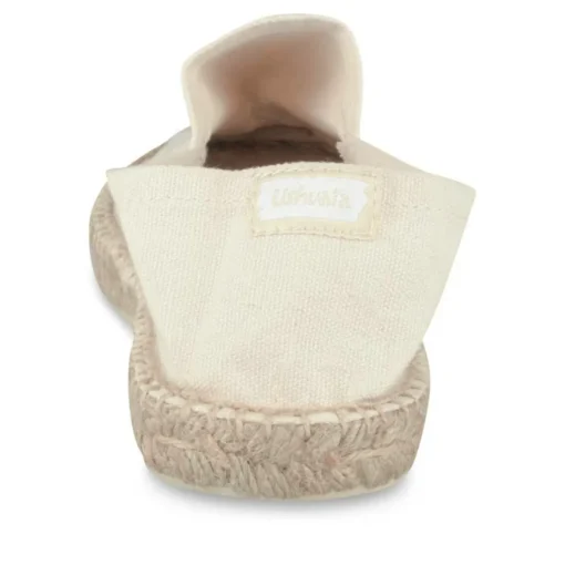 Espadrilles BEIGE Femme Motif Uni A Enfiler