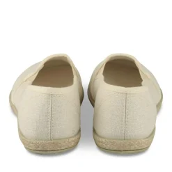 Espadrilles BEIGE Femme Motif Paillettes A Enfiler