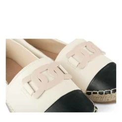 Espadrilles BEIGE Femme Motif Uni A Enfiler