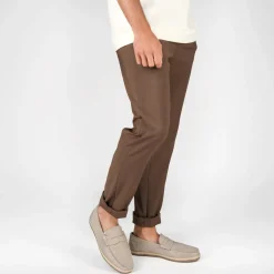 Espadrilles BEIGE Homme CUIR Motif Uni A Enfiler
