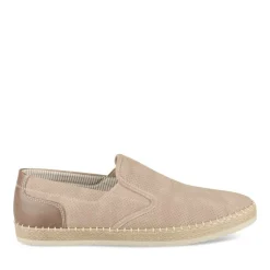 Espadrilles BEIGE Homme Motif Uni Lacets