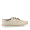 Espadrilles BEIGE Homme Motif Uni Lacets