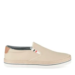 Espadrilles BEIGE Homme Motif Uni A Enfiler