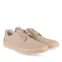 Espadrilles BEIGE Homme Motif Uni Lacets