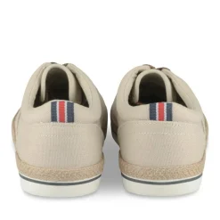 Espadrilles BEIGE Homme Motif Uni Lacets