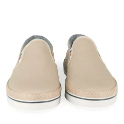 Espadrilles BEIGE Homme Motif Uni A Enfiler