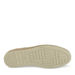 Espadrilles BEIGE Homme Motif Uni Lacets