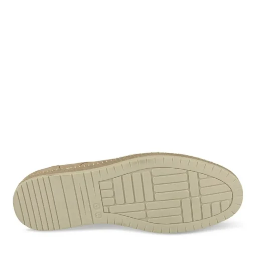 Espadrilles BEIGE Homme Motif Uni Lacets