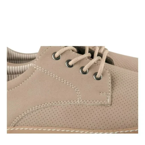 Espadrilles BEIGE Homme Motif Uni Lacets
