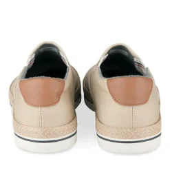 Espadrilles BEIGE Homme Motif Uni A Enfiler