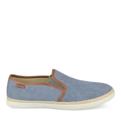 Espadrilles BLEU Homme Elastique
