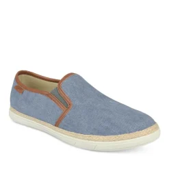 Espadrilles BLEU Homme Elastique