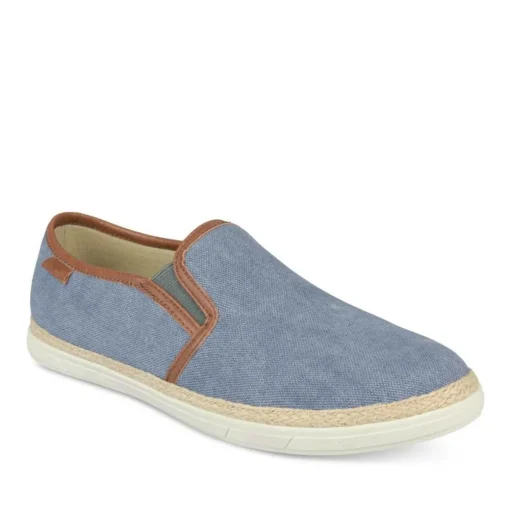 Espadrilles BLEU Homme Elastique