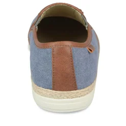 Espadrilles BLEU Homme Elastique
