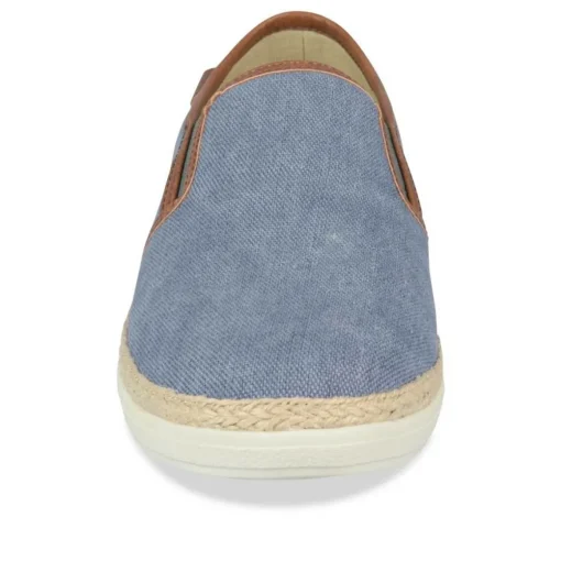 Espadrilles BLEU Homme Elastique