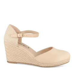 Espadrilles Corde BEIGE Femme Motif Uni Boucle