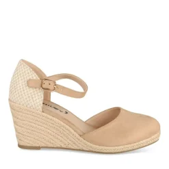 Espadrilles Corde BEIGE Femme Motif Uni Boucle