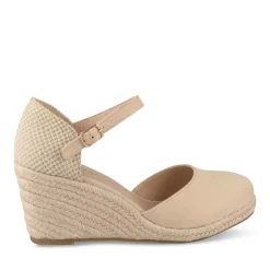 Espadrilles Corde BEIGE Femme Motif Uni Boucle