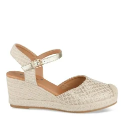 Espadrilles Corde BEIGE Femme Motif Uni Boucle