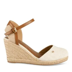 Espadrilles Corde BEIGE Femme Motif Uni Boucle