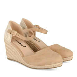 Espadrilles Corde BEIGE Femme Motif Uni Boucle