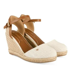 Espadrilles Corde BEIGE Femme Motif Uni Boucle