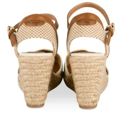 Espadrilles Corde BEIGE Femme Motif Uni Boucle
