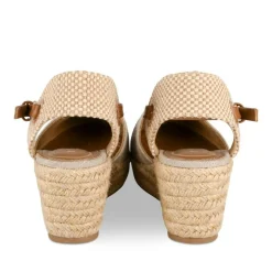 Espadrilles Corde BEIGE Femme Motif Uni Boucle