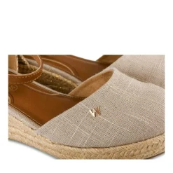 Espadrilles Corde BEIGE Femme Motif Uni Boucle