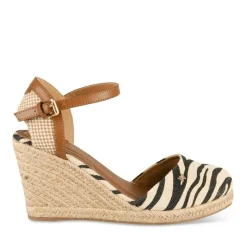 Espadrilles Corde BLANC Femme Motif Uni Boucle