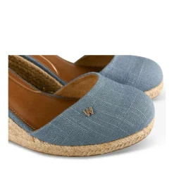 Espadrilles Corde JEANS Femme Motif Uni Boucle