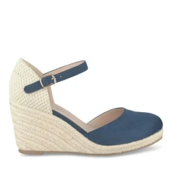 Espadrilles Corde MARINE Femme Motif Uni Boucle