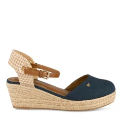 Espadrilles Corde MARINE Femme Motif Uni Boucle