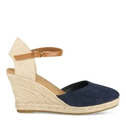 Espadrilles Corde MARINE Femme Motif Uni Boucle