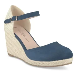 Espadrilles Corde MARINE Femme Motif Uni Boucle