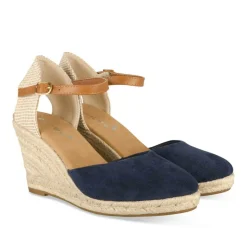 Espadrilles Corde MARINE Femme Motif Uni Boucle
