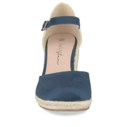 Espadrilles Corde MARINE Femme Motif Uni Boucle