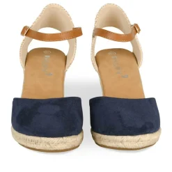 Espadrilles Corde MARINE Femme Motif Uni Boucle