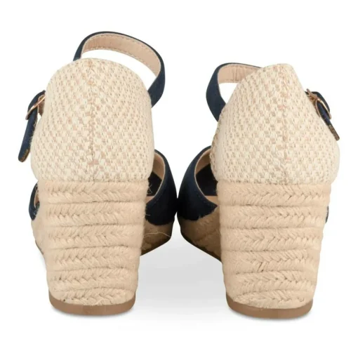 Espadrilles Corde MARINE Femme Motif Uni Boucle