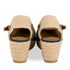 Espadrilles Corde MARINE Femme Motif Uni Boucle