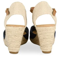 Espadrilles Corde MARINE Femme Motif Uni Boucle
